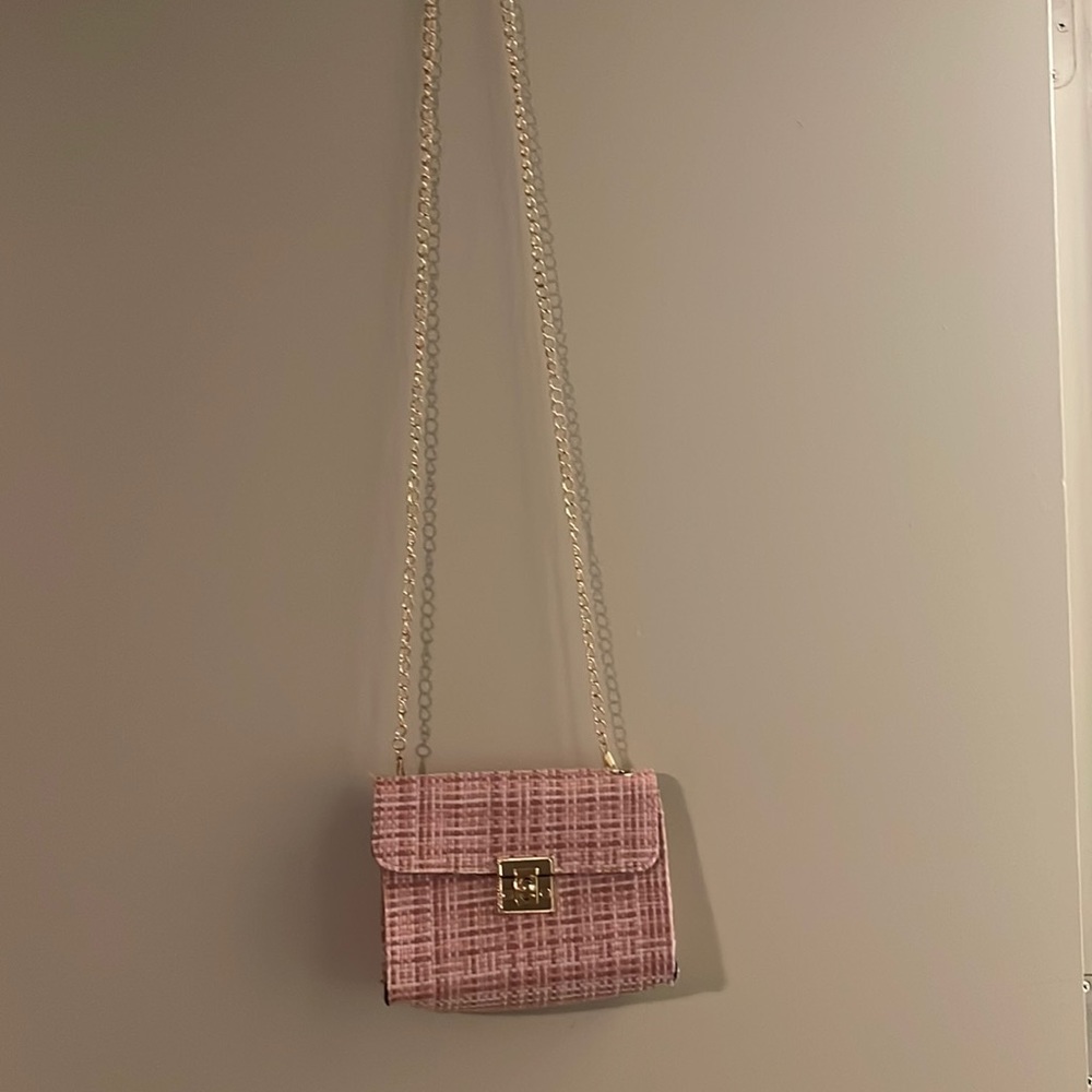 Shein pink purse!!